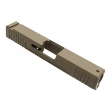 GLOCK 19 COMPATIBLE CUSTOM STRIPPED SLIDE / CERAKOTE FDE