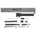 THE TITAN Glock 19 Complete Slide Kit – RMR Cut, Black Barrel (Non-Threaded) – Gen 3 Compatible