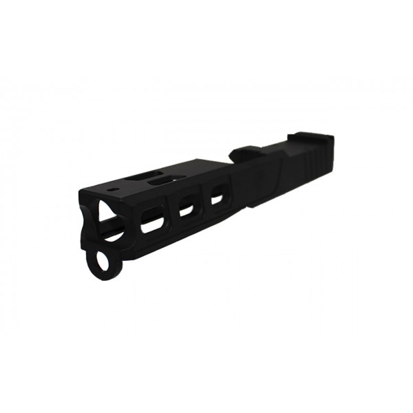 Glock 19 Compatible Slide - LFA Elite - Black / RMR / Lightning Cut