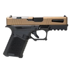 Glock 19 Gen 1-3 Compatible THE COMPETITOR Burnt Bronze Complete Slide Kit – Choose Barrel Finish