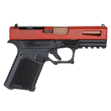 Glock G19 Gen 1-3 'Red Crimson' Complete Slide Kit with RMR Cut | Custom Barrel Colors & Sights