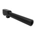 Glock 19 Gen 1-3 Compatible Black Graphite Complete Slide Kit with RMR Cut | Custom Barrel Finish