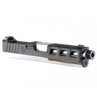Glock 19 Compatible 'Polisher' Complete Slide Kit - RMR / Black Cerakote