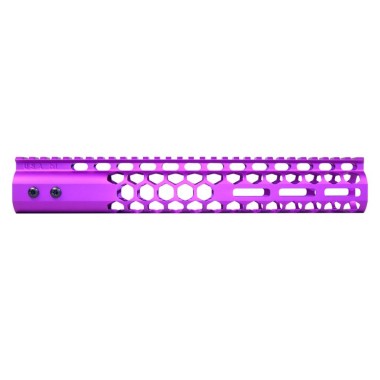 AR15 12" Air Lite Series ‘Honeycomb’ M-LOK Free Floating Handguard with Monolithic Top Rail – Choose Your Color