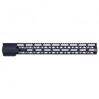 AR-15 16.5" AIR-LOK Series M-LOK Compression Free Floating Handguard With Monolithic Top Rail - Choose Anodized Color - US Made