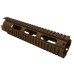 AR-15 10" Quadrail Float Handguard with Round Port / Cerakote Finish – Multiple Colors Available