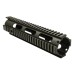 AR-15 10" Quadrail Float Handguard with Round Port / Cerakote Finish – Multiple Colors Available