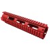 AR-15 10" Quadrail Float Handguard with Round Port / Cerakote Finish – Multiple Colors Available