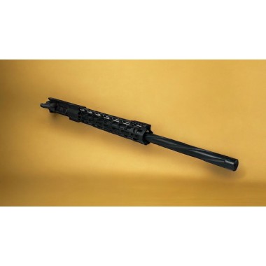 AR-15 5.56/.223 24" Black Nitride Spiral Bull Upper Assembly / Mlok