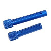 AR .308 EXTENDED TAKEDOWN PIN SET / ANODIZED BLUE / G2