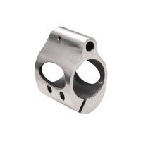 AR-15/AR-10 .750 Low Profile Steel Gas Block with CLAMP / Stainless