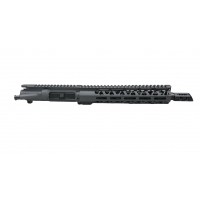 AR-15 300 Blackout 10.5" Diamond Cut 10" Mlok Upper Assembly / Slanted Muzzle / Sniper Grey
