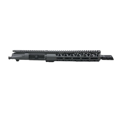 Moriarti AR-15 5.56 NATO 10.5" Diamond Cut 10" Mlok Upper Assembly / Slanted Muzzle / Sniper Grey