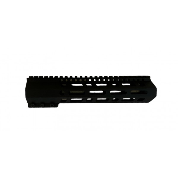 Moriarti AR .308 10" M-Lok D-Cut Slim Profile Free Float Handguard / Black