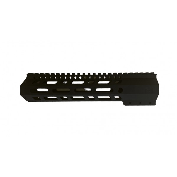 Moriarti AR .308 10" M-Lok D-Cut Slim Profile Free Float Handguard / Black