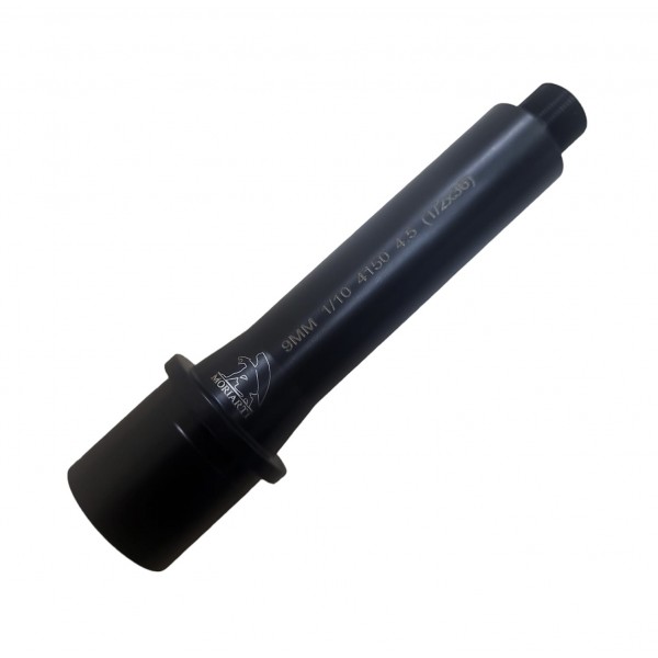 Moriarti Armaments 9mm AR Barrel, 5.5 inch, Med profile, 1/2x36