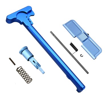 AR-15 Upper Kit Set/Charging Handle, Forward Assist/Ejection Door/Blue