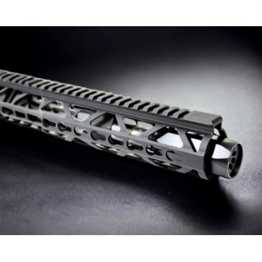 AR-15 .458 SOCOM 10.5" Faxon Gunner Upper Build / 10" Slim Mlok / Magnum Comp