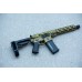 AR-15 300 Blackout 10.5" Semi-Auto Pistol | Partizan Camo Cerakote | SBA3 Adjustable Brace