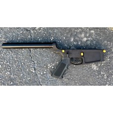 MA-10 .308 Rifle Complete Lower Receiver / Ambi Selector, No Stock / Gold Accents