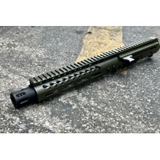 AR 10MM 10″ Pistol Caliber Side Charging Complete Upper / BCG / LRBHO / OD Green