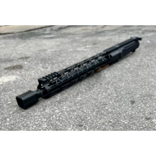 AR-40 .40 S&W 16" SLICK SIDE LIGHTWEIGHT UPPER HALF / BCG AND CH/ DIVERTER / NON-LRBHO