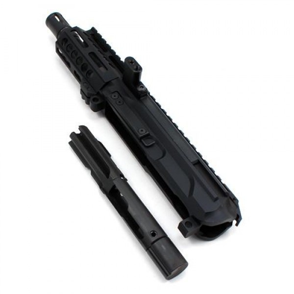 AR 10MM 4″ Pistol Caliber Side Charging LRBHO Complete Upper with BCG – 10mm