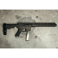 AR 10MM Moriarti Arms 10" Glock Style Pistol /Slick Side / Non LRBHO