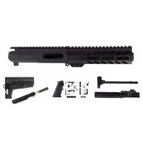 AR-40 40 S&W 8" Micro Pistol Build Kit / Shroud / Slim Octagonal Cone / ADJ Shockwave