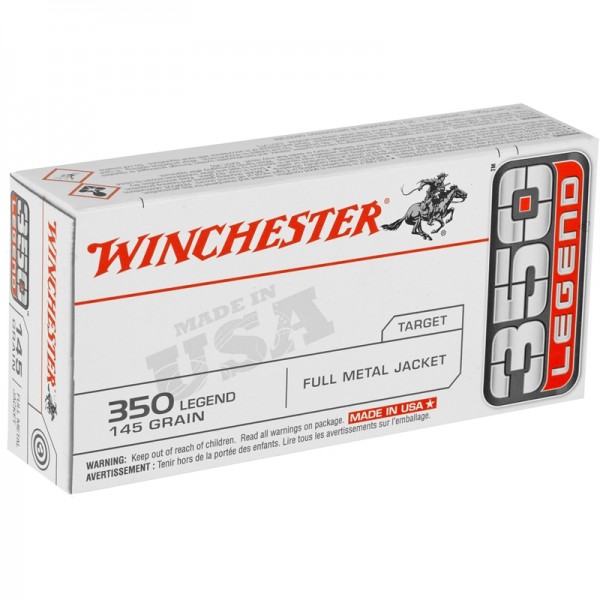 Winchester White Box 350 Legend 145 Grain Full Metal Jacket ...