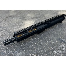 AR-15 5.56/.223 7.5" M-LOK Upper Assembly | Gold Anodized | Pineapple Muzzle Brake