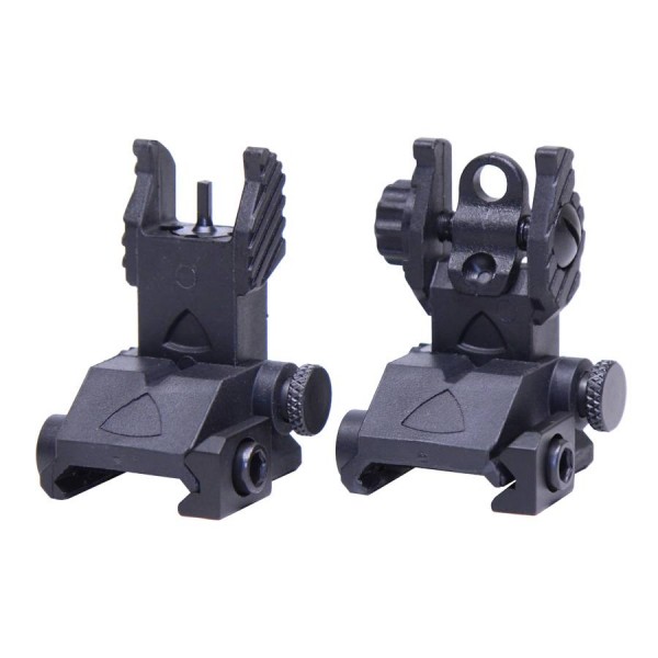 AR-15 LOW PROFILE FLIP UP SIGHT SET - EZ SIGHTS