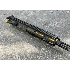 AR-15 5.56/.223 7.5" M-LOK Upper Assembly | Gold Anodized | Pineapple Muzzle Brake