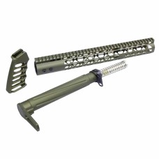 AR-15 AIRLITE Series Complete Furniture Set | Lightweight, Durable | Anodized in Various Colors