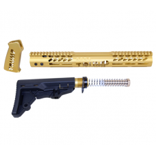 AR-15 Trump 2024 Series Limited Edition Furniture Set | Anodized Gold | Pistol Grip, M-LOK Handguard, Stock