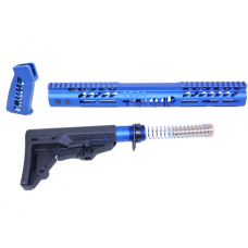 AR-15 Trump 2024 Series Limited Edition Furniture Set | Anodized Blue | Handguard, Stock, Pistol Grip