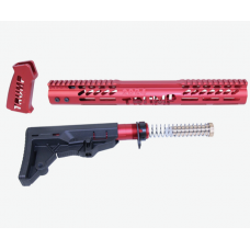 AR-15 Trump 2024 Series Limited Edition Furniture Set | Anodized Red | Handguard, Stock, Pistol Grip