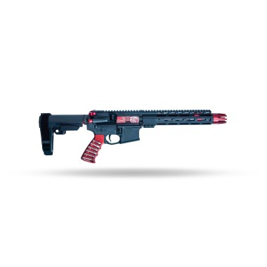 MA-15 5.56/.223 10.5" Patriotic Series Pistol | Red Claw Muzzle Brake | Drop-In Trigger