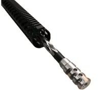 AR-15 300 AAC blackout 16" stainless steel black diamond fluted upper assembly 