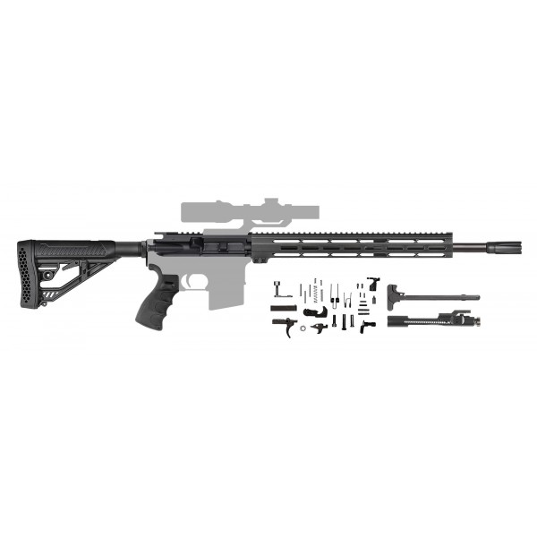 AR-15 7.62x39 18" rifle build kit /15" Mlok / Ergo / Wolff spring / Afterburner / Adaptive Stock