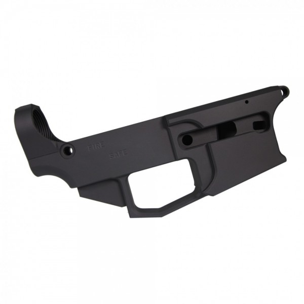 AR-9 9MM 80% Anodized Lower Receiver Anodized Black / Glock Style / V2