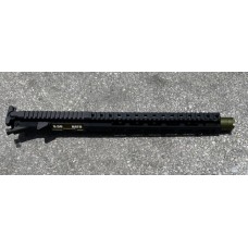 AR-15 5.56/.223 10.5" Mlok Upper Assembly / Green Accents