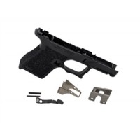 Polymer 80 9MM Single Stack 80% Pistol Frame w/ Rails and Pins - Glock Comp 43 - FDE
