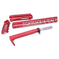 AR-15 AIRLIGHT SERIES COMPLETE FURNITURE SET - ANODIZED RED