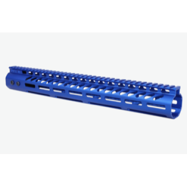 AR-10 16.5″ Ultra Lightweight Thin M-LOK Free Floating Handguard With Monolithic Top Rail – Choose Your Color