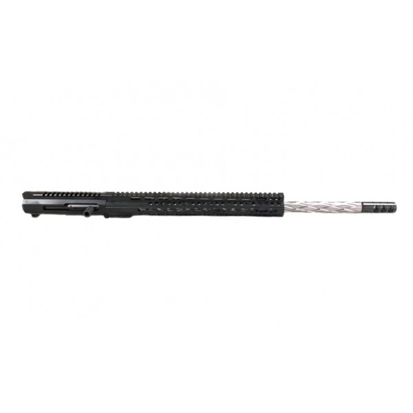 AR-15 6.5 Grendel 22" stainless steel fluted competition upper assembly - Side Charger