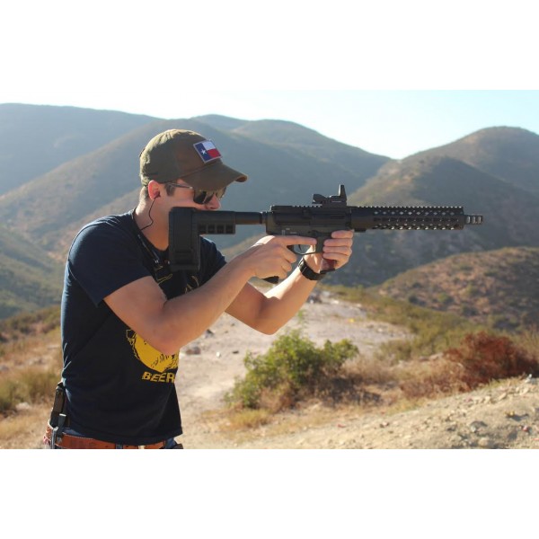 AR-9 9MM 9" Complete Pistol Kit / Shockwave / Knurled Cone / Slick Side