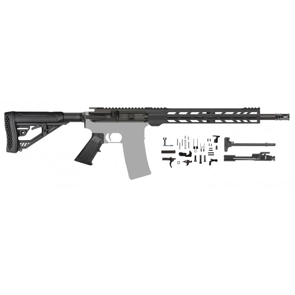AR-15 7.62x39 16" Rifle Build Kit / 15" Slim Mlok / Adaptive Stock