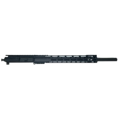 AR-15 5.56/.223 24" black nitride bull upper assembly / 15" Mlok