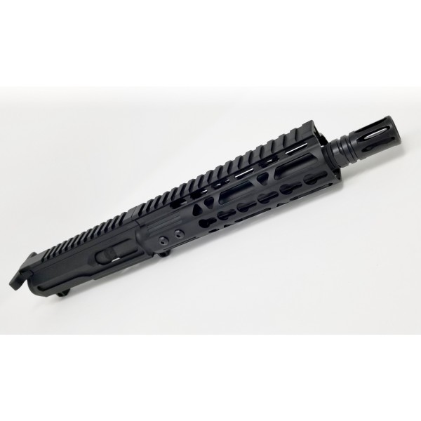 AR-9 9MM 8" LRBHO SLICK SIDE TACTICAL UPPER HALF / BCG AND CHARGING HANDLE